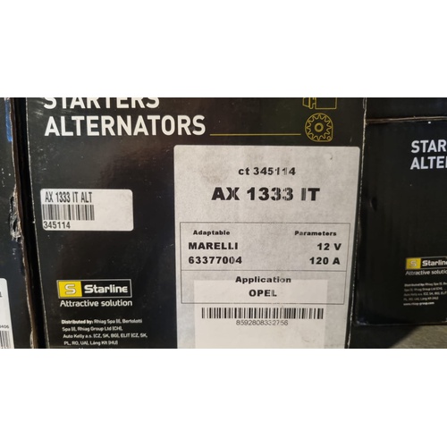 Alternatore OPEL Astra J del 2009