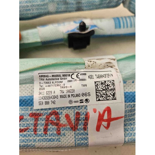 Airbag a tendina laterale passeggero SKODA Octavia S.Wagon 5° Serie (5E5) (16>20) del 2016 - 2020