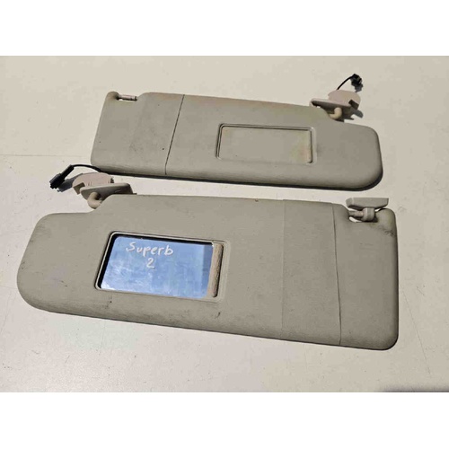 Coppia parasole Dx e SX SKODA Superb 2° Serie del 2008