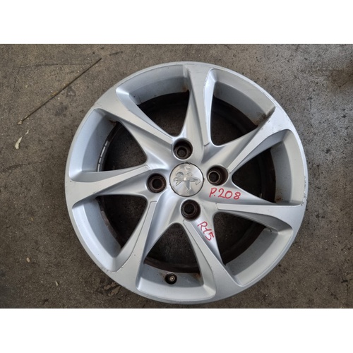 Cerchio in lega PEUGEOT 208 Serie (12>19) del 2012 - 2019