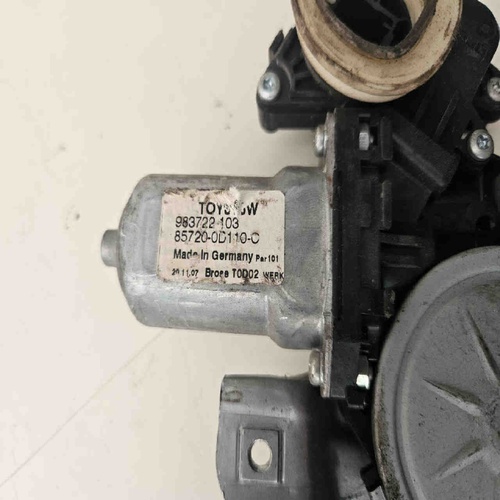 Meccanismo alzavetro Ant. SX TOYOTA Yaris Serie (08>11) del 2008 - 2011