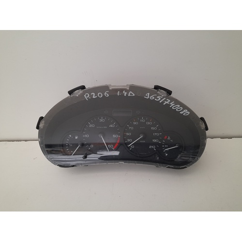 Quadro Strumenti PEUGEOT 206 1° Serie del 1998 - 2003