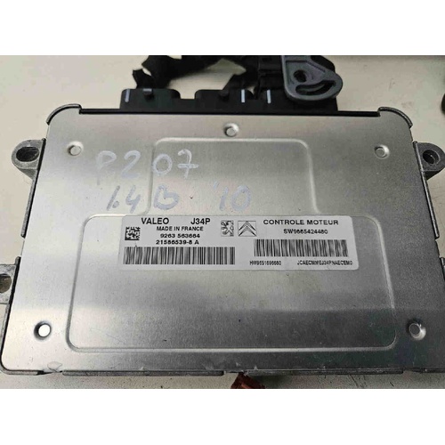 Kit Centralina Motore PEUGEOT 207 2° Serie del 2009