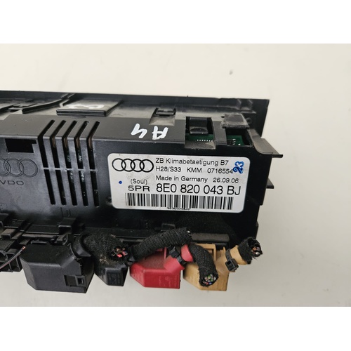 Comandi Clima AUDI A4 Avant (8ED) (04>08) del 2004 - 2008