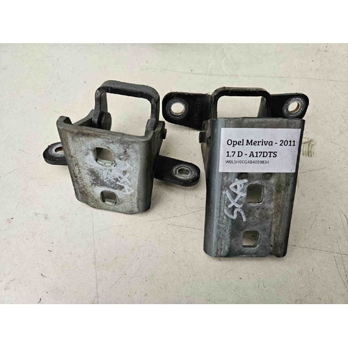 Coppia cerniere porta anteriore SX OPEL Meriva 3° Serie del 2010