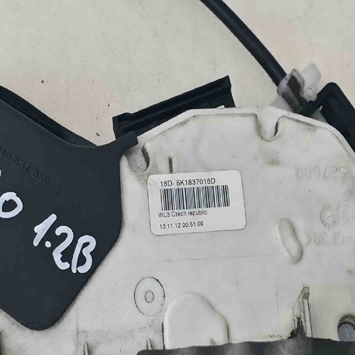 Serratura Anteriore Destra VOLKSWAGEN Polo 5° Serie del 2009 - 2017