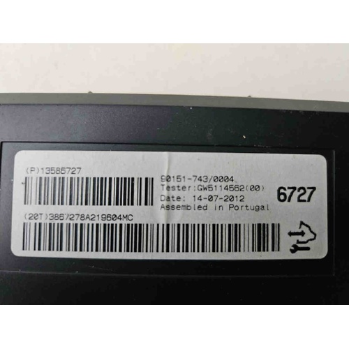 Centralina clima OPEL Astra J 2° Serie del 2011