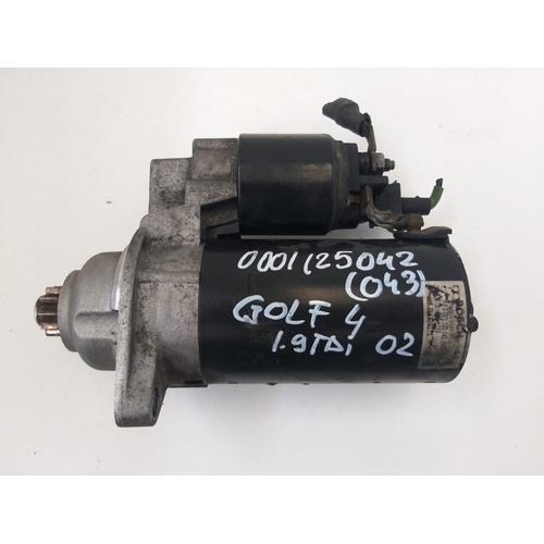 Motorino avviamento Volkswagen Golf 4 del 2002 1.9 Diesel