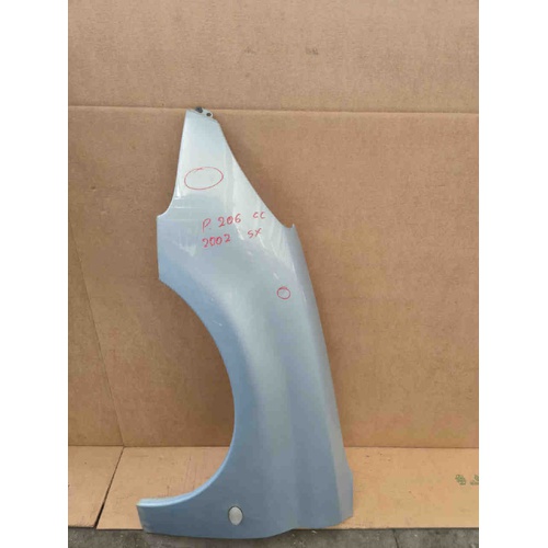 Parafango Anteriore Sinistro PEUGEOT 206 Cabrio 1° Serie del 1998 - 2003