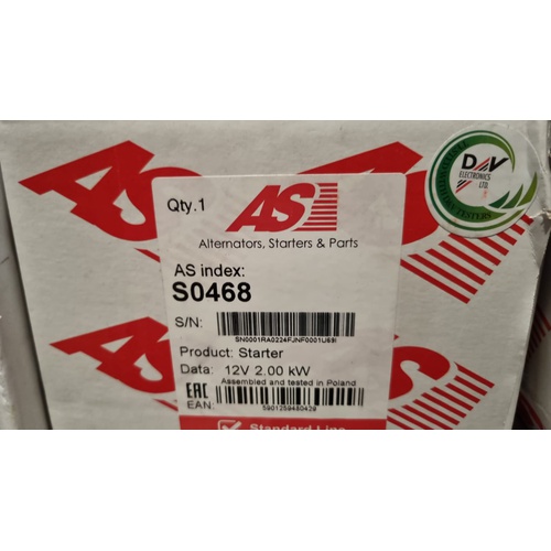 Motorino d' avviamento AUDI A4 Avant (8ED) (04>08) del 2004 - 2008