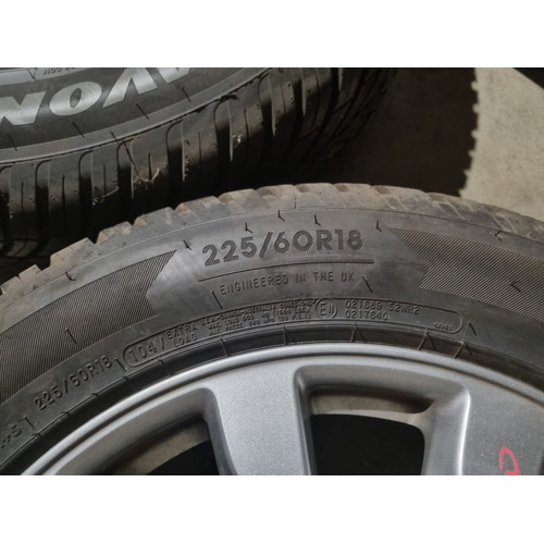 Coppia Ruote Complete Anteriori e Posteriori HONDA CR-V 4° Serie (07>12) del 2007 - 2012