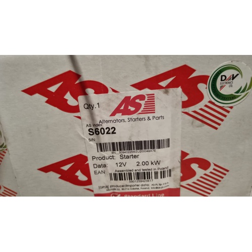 Motorino d' avviamento ISUZU Trooper 1° Serie del 1984 - 1990