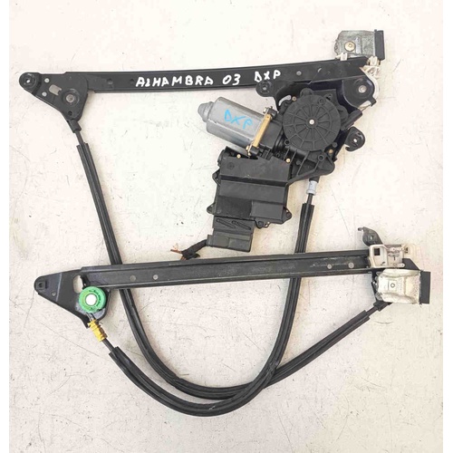 Meccanismo alzavetro Post. DX SEAT Alhambra 2° Serie del 2000 - 2009