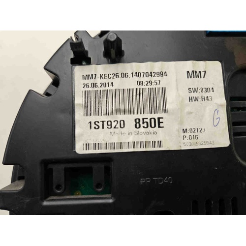 Kit Centralina Motore SKODA Citigo 1° Serie del 2011