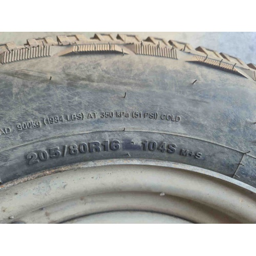Coppia Ruote Complete Anteriori e Posteriori TOYOTA HiLux 2° Serie del 1998 - 2005