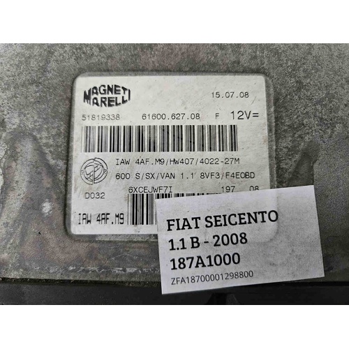 Kit Centralina Motore FIAT Seicento /600 (05>10) del 2005 - 2010
