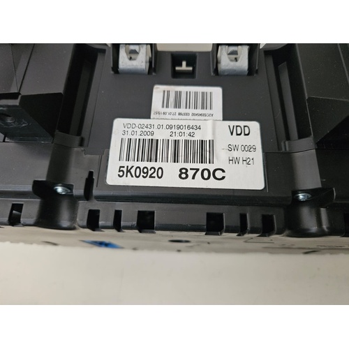 Kit Centralina Motore VOLKSWAGEN Golf 6 Berlina (08>12) del 2008 - 2012