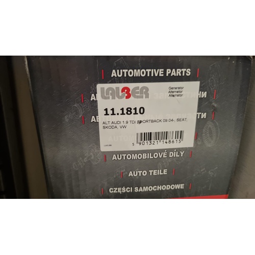 Alternatore AUDI A1 Serie (8X1) (10>14) del 2010 - 2014