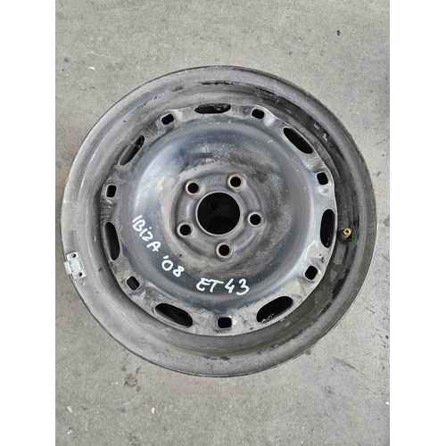cerchio in ferro SEAT Ibiza Serie (08>12) del 2008 - 2012