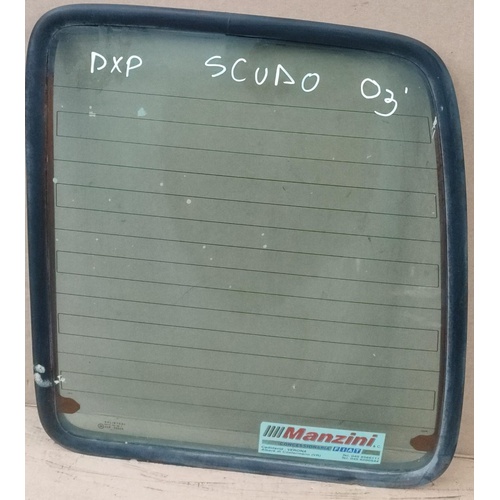 Vetro fisso posteriore DX passeggero FIAT Scudo 1° Serie del 1994 - 2004