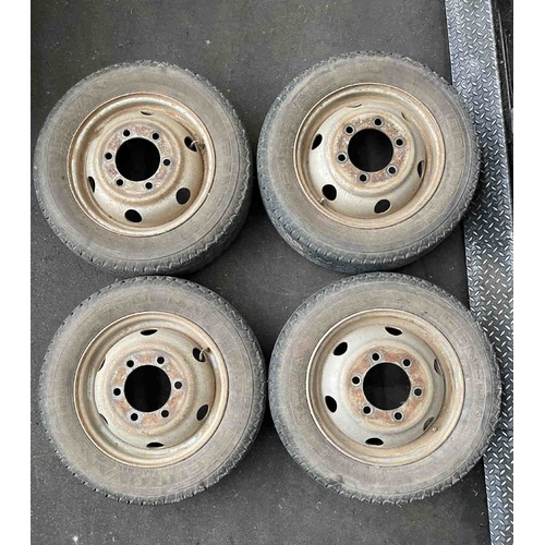 4 Cerchi in FERRO IVECO Daily 1° Serie del 1978 - 1990