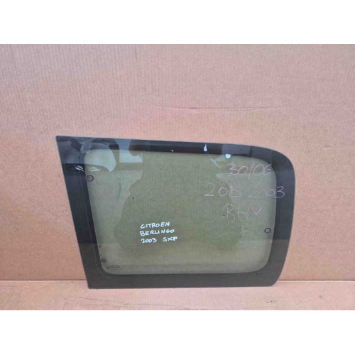 Vetro fisso posteriore SX CITROEN Berlingo 2° Serie del 2002 - 2008