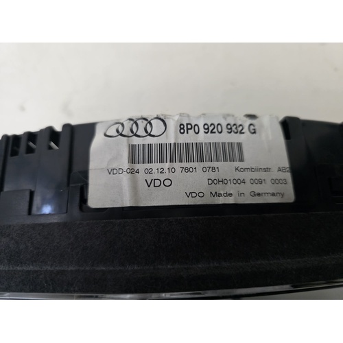 Quadro Strumenti AUDI A3 Serie (8P1) (08>12) del 2008 - 2012