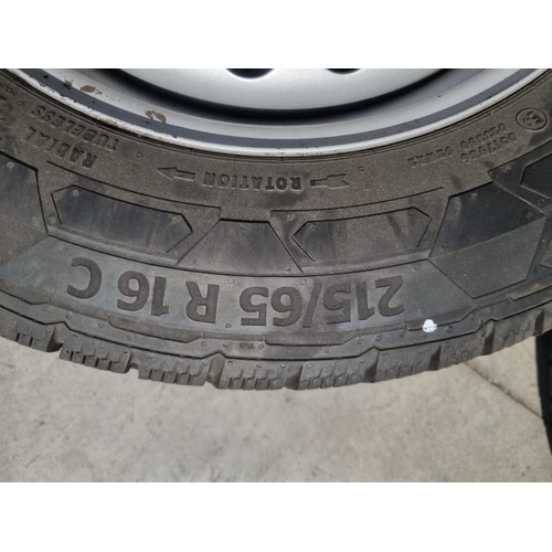 Coppia Ruote Complete Anteriori e Posteriori VOLKSWAGEN Transporter T5 4° Serie del 2009