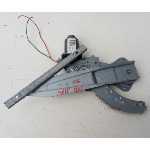 Meccanismo alzavetro Post. DX NISSAN Note 1° Serie del 2006 - 2008