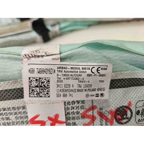 Airbag a tendina lato Sinistro SKODA Octavia S.Wagon 5° Serie (5E5) (16>20) del 2016 - 2020