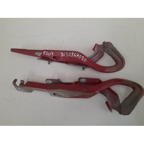Cerniere cofano anteriore dx e sx PEUGEOT 207 1° Serie del 2006 - 2009