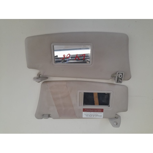 Coppia parasole Dx e SX LANCIA Ypsilon 2° Serie del 2006 - 2010
