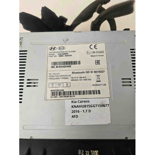 Autoradio KIA Carens Serie (13>18) del 2013 - 2018