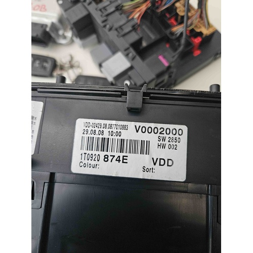 Kit Centralina Motore VOLKSWAGEN Touran 2° Serie del 2007 - 2010