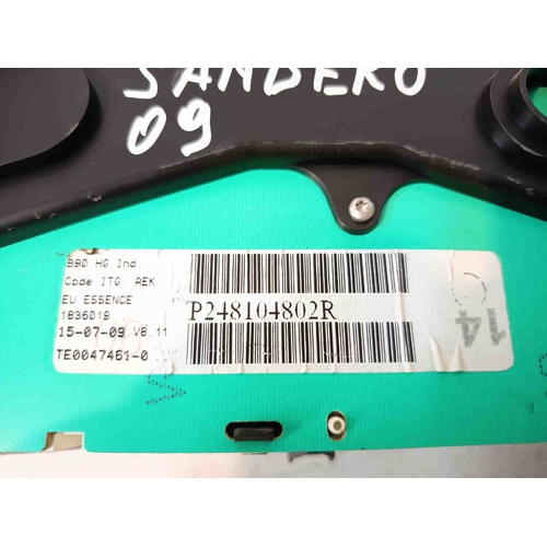 Quadro Strumenti DACIA Sandero 1° Serie del 2008 - 2012