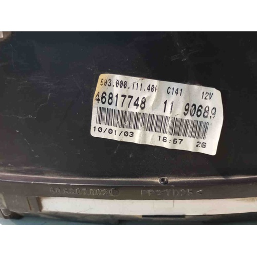Quadro Strumenti FIAT Doblo Serie (00>05) del 2000 - 2005