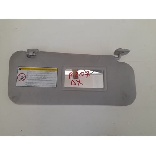 Coppia parasole Dx e SX PEUGEOT 207 1° Serie del 2006 - 2009