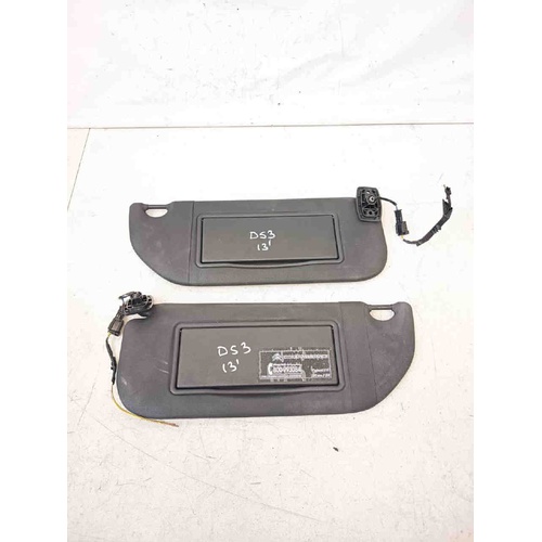 Coppia parasole Dx e SX CITROEN DS3 Serie (09>) del 2009