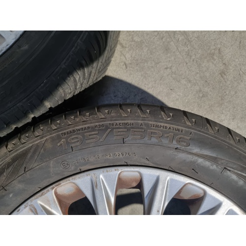 Coppia Ruote Complete Anteriori e Posteriori FORD B - Max Berlina del 2012