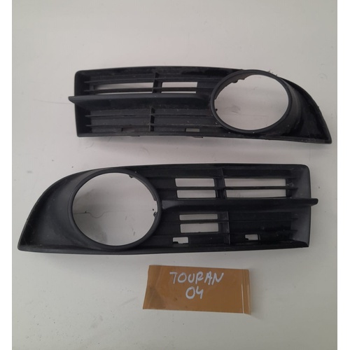 Coppia cornici cover fendinebbia anteriori VOLKSWAGEN Touran 1° Serie del 2003 - 2007