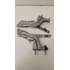Cerniere cofano anteriore dx e sx ALFA ROMEO 147 Serie (937_) (05>10) del 2005 - 2010