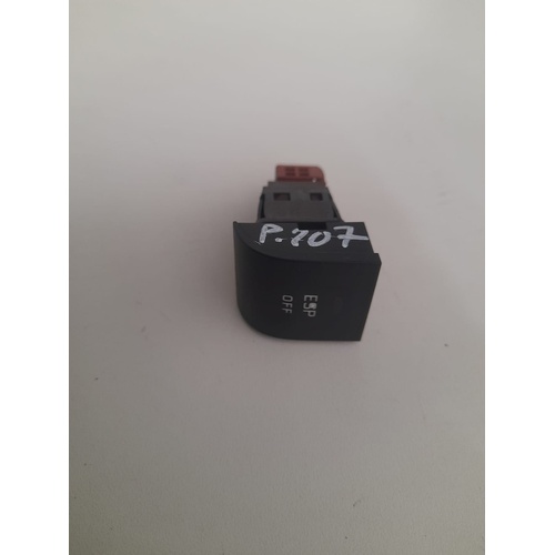 Pulsante Interruttore manopola ESP PEUGEOT 207 1° Serie del 2006 - 2009