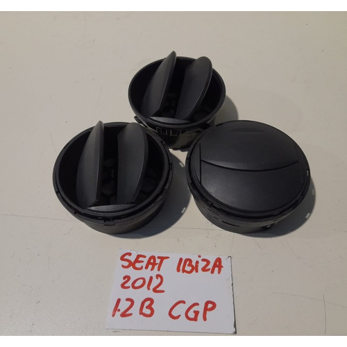Bocchette Aria Cruscotto SEAT Ibiza Serie (08>12) del 2008 - 2012